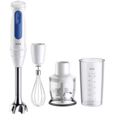 Braun Hand Blender MultiQuick 3 MQ30202M white/blue, 900 watts, with chopper and whisk