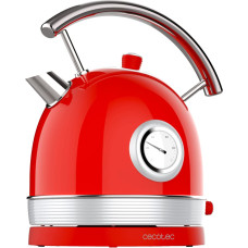 Cecotec Thermosense 420 Vintage Light Red, kettle red/stainless steel, 2,200 watts, 1.8 liters