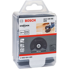 Bosch Professional Segment Saw Blade ACZ 100 BB Wood + Metal, O 100mm 10 pieces, BIM