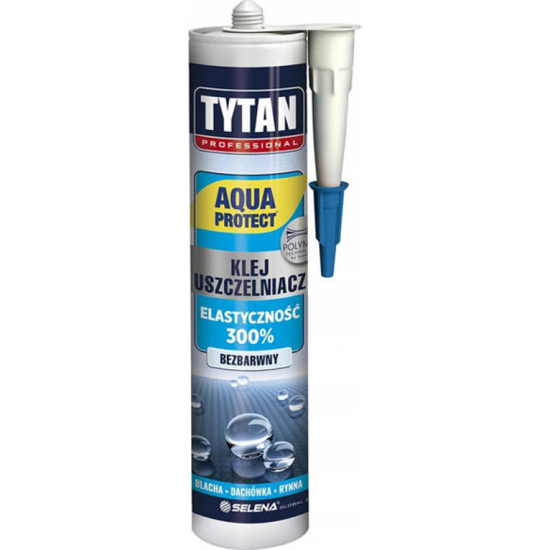 Selena TYTAN KLEJ MONTAŻOWY BEZBARWNY AQUA PROTECT 280ml PROFESSIONAL