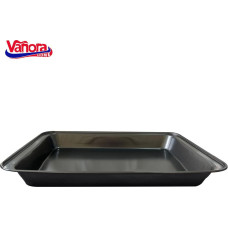 Cepšanas trauks oglekļa tērauda ar teflona pārklājumu 42x29x5cm VN-JN-42CU VANORA