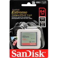 Sandisk Extreme CF          64GB 120MB/s UDMA7   SDCFXSB-064G-G46