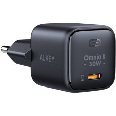 Aukey Wall Charger Aukey PA-B1L,USB-C, 30W (black)