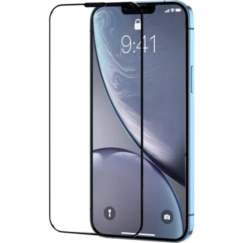 Joyroom Tempered Glass Joyroom HQ-Z24 for iPhone 15 Pro Max with back edge, dustproof