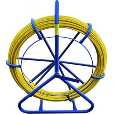 Extralink Pilot for pulling cables, fiberglass FRP, 8mm, 100m, yellow, without wheels