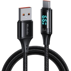 Mcdodo Cable USB to USB-C Mcdodo CA-1080 with display , 66W, 6A, 1.2m (black)