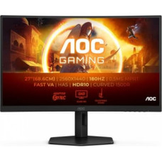 AOC Monitor CQ27G4X 27 cali Curved Fast VA 180Hz HDMIx2 DP HAS