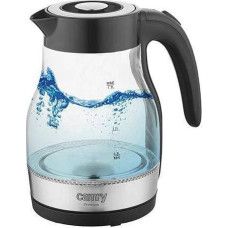 Camry | Kettle | CR 1300 | Electric | 2200 W | 1.7 L | Glass | 360&deg; rotational base | Black