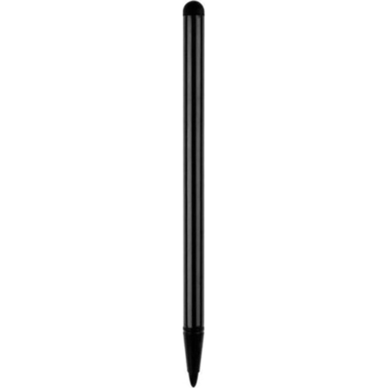 Neutralle Pióro dotykowe 2 w 1, pojemnościowe, metal, czarne, do iPad i tableta