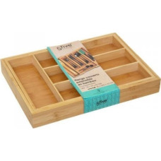 5Five Organizer na Sztućce 5five Drewno Bambus (34 x 25 x 4,5 cm)