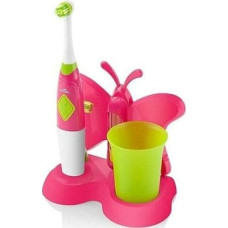 ETA | Toothbrush with water cup and holder | Sonetic  ETA129490070 | Battery operated | For kids | Number of brush heads included 2 | Number of teeth brushing modes 2 | Pink