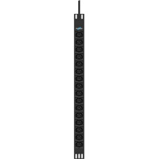 Bluewalker PowerWalker PDU PHB21 16xC13, power supply black, (IEC C20 input)