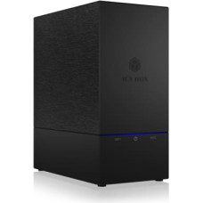 Icy Box IB-RD3621-C31 disku masīvs datu uzglabā&scaron;anai 0 TB Desktops Melns