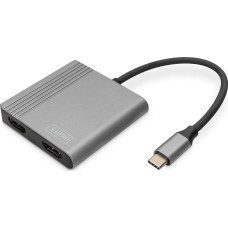 Digitus | USB-C - 2x HDMI Adapter | DA-70828 | USB-C | HDMI