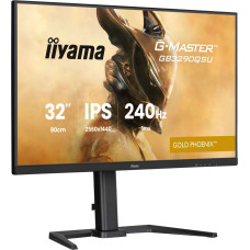 Iiyama G-Master GB3290QSU-B1 Gold Phoenix, gaming monitor - 31.5 - black (matt), QHD, IPS, Free-Sync-Premium, 240Hz panel