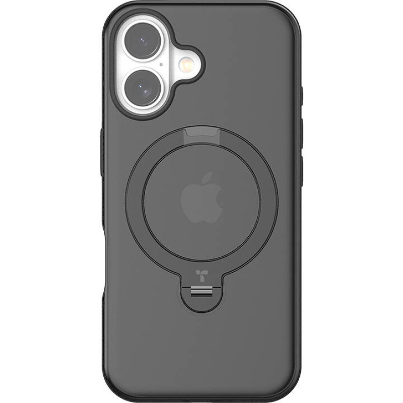 Torras Case Torras Ostand Spin dla iPhone 16 Plus (Czarne)