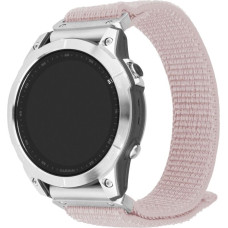 Fixed | Sporty Strap for Garmin QuickFit 22mm | 160-210 mm | Rose gold | Nylon