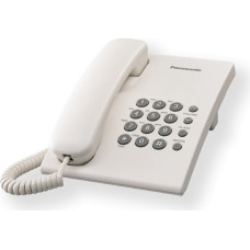 Panasonic | Corded | KX-TS500FX | White | 150 x 200 x 96 mm | 475 g