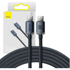 Baseus Crystal Shine cable USB-C to USB-C, 100W, 1.2m (black)