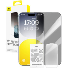 Baseus Privacy Protection Tempered Glass Baseus Diamond  iPhone 15