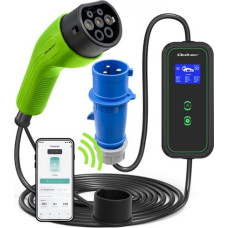 Qoltec Mobile EV charger with adjustable 2in1