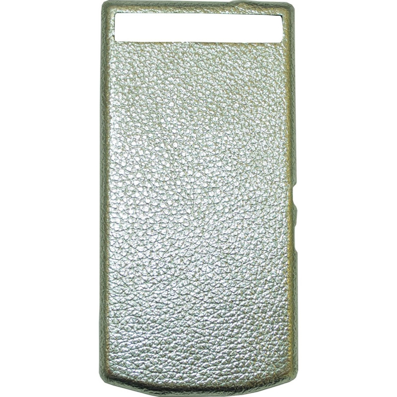 Blackberry Porsche Design Leather Battery Door Cover P9982 Grain Silver