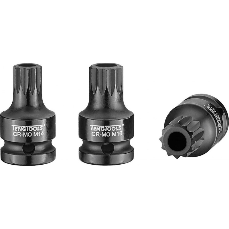 Teng Tools Nasadka trzpieniowa udarowa xZN Spline z chwytem 1/2" 18 mm Teng Tools