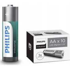 Philips PHILIPS batteri industrial alkaline AA 10-pak - 2073832