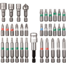 Einhell bit set, 34 pieces (1/4, in S-Box)