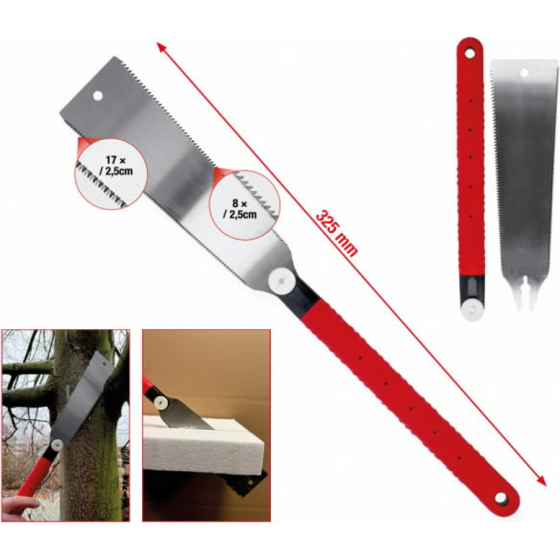 Ks Tools Japāņu zāģis ar divkār&scaron;u zobu rindu, KS Tools