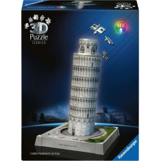 Ravensburger 3D Puzzle Iconics: Leaning Tower of Pisa - with light 216 pieces