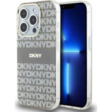 Dkny DKNY DKHMP15LHRHSEE iPhone 15 Pro 6.1" beżowy/beige hardcase IML Mono & Stripe MagSafe