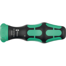 Wera 80 RA Vario hand holder with ratchet function, screwdriver black/green, for double blades from the Wera Vario range