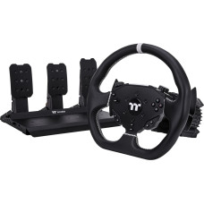 Thermaltake G6 Direct Drive Racing Wheel with pedals bundle, simulator set black
