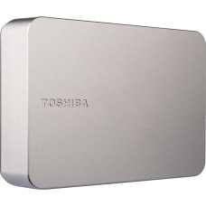 Toshiba Canvio Flex 4TB, External Hard Drive, Light Silver, USB-C / USB-A
