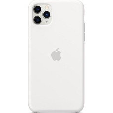 Apple Silikonowe etui do iPhone 11 Pro Max - białe-MWYX2ZM/A