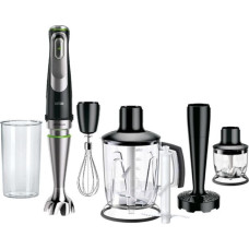 Braun MultiQuick 9 hand blender MQ 9147X (stainless steel/black, 1,200 watts, with 2 choppers, potato masher, whisk)