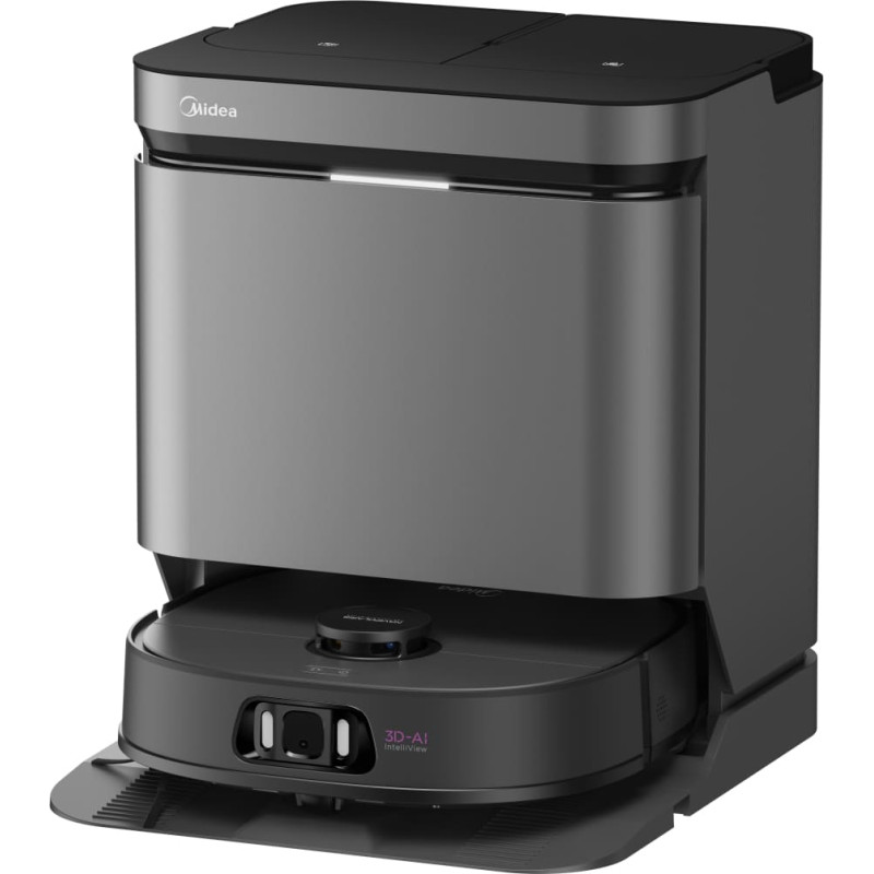 Midea Robot Vacuum Cleaner | V15 | Wet&Dry | 5200 mAh | Dust capacity 3 L | 16200 Pa | Black