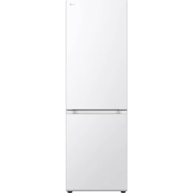 LG Refrigerator | GBV3100ESW | Energy efficiency class E | Free standing | Combi | Height 186 cm | No Frost system | Fridge net capacity 234 L | Freezer net capacity 110 L | Display | 35 dB | White
