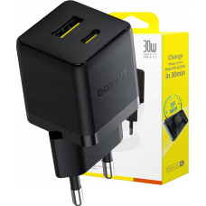 Baseus Ładowarka sieciowa Baseus Palm 30W USB-C USB-A - czarna