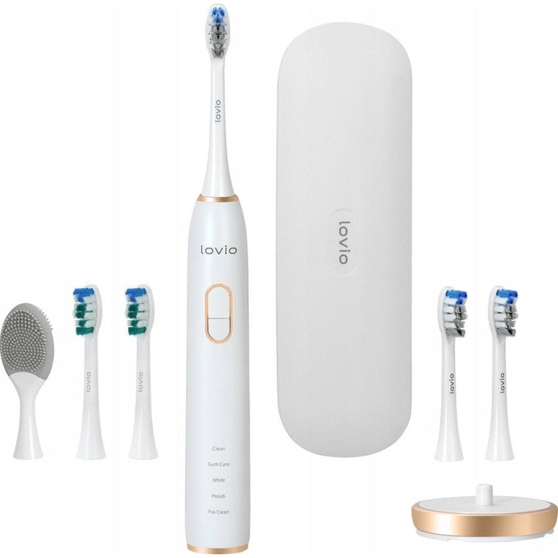 Manta Lovio Szczoteczka elektryczna soniczna SonicProtect PRO biała