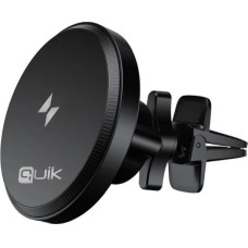 Quik Accessories QM-910 Magnetic Car Phone Holder with Wireless Charging 15W