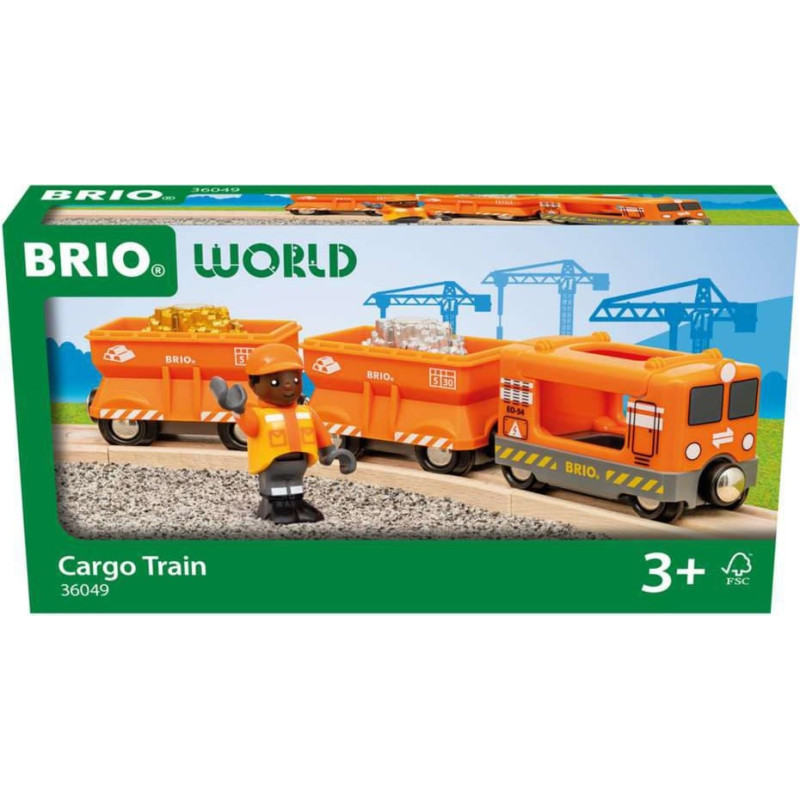 Ravensburger BRIO World World Freight Train, Toy Vehicle