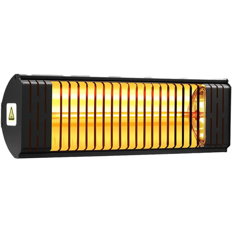 Elektriskais infrasarkanais sildītājs 2000W stiprināms pie sienas HR-SD012 HEINNER