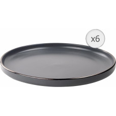 Keramikas šķīvju komplekts 6gab. 27cm CALYPSO HR-WDF-G276 HEINNER