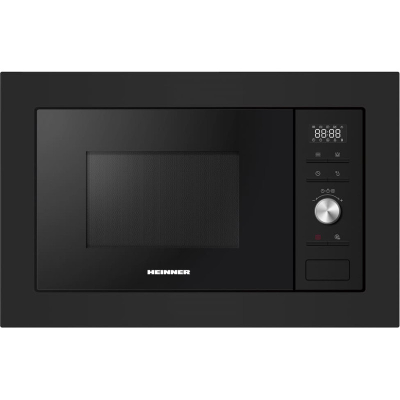 Iebūvējama mikroviļņu krāsns 1000W, 28L HMW-MDBI28GDBK HEINNER