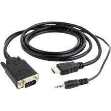 Gembird CABLE HDMI-VGA +3.5MM/1.8M A-HDMI-VGA-03-6 GEMBIRD