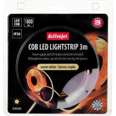 Activejet Taśma LED Activejet 3m  (AJE-COB 3m ciep                )