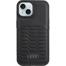 Audi Audi Synthetic Leather MagSafe iPhone 15 Plus / 14 Plus 6.7" czarny/black hardcase AU-TPUPCMIP15M-GT/D3-BK
