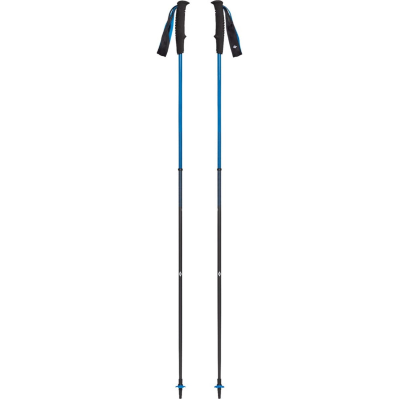 Black Diamond Distance Carbon Trekking poles, fitness equipment (blue, 1 pair, 120 cm)